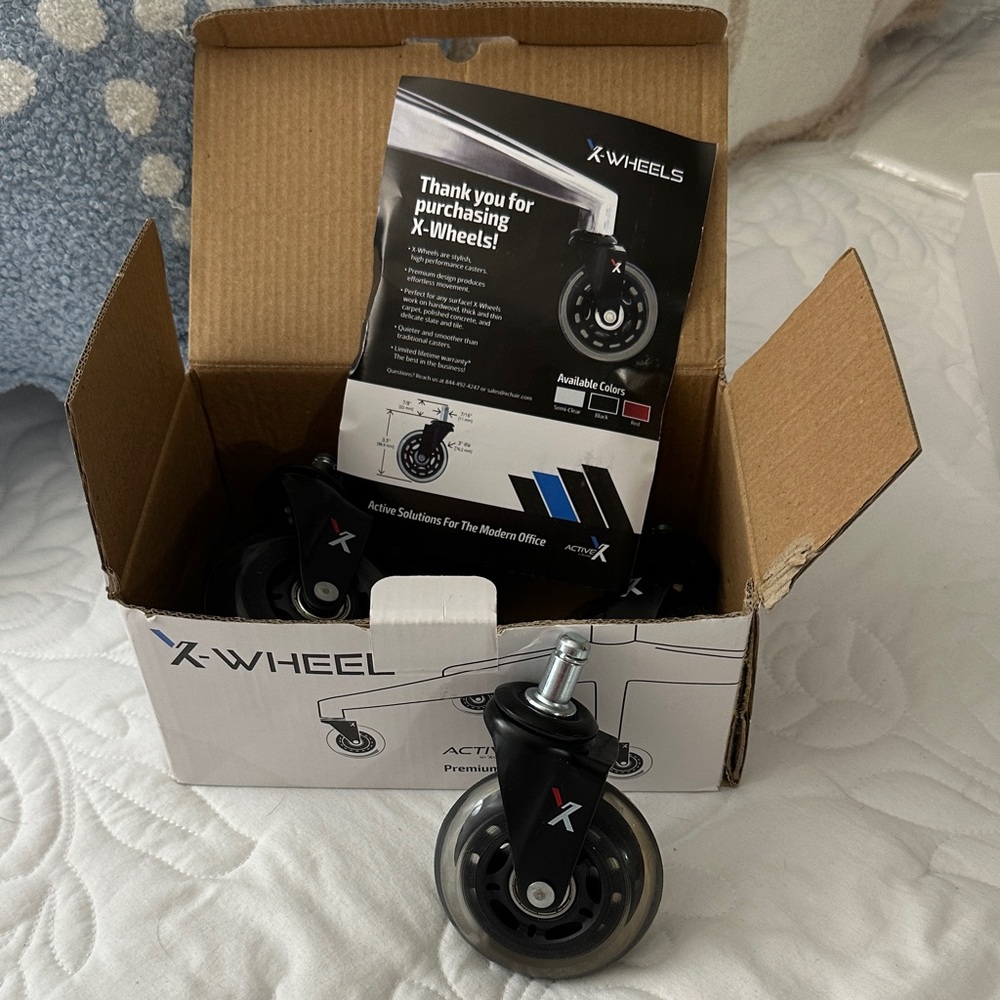 X-Wheels Black set of 5
